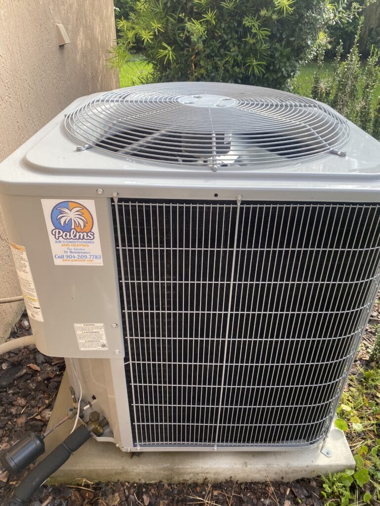 Heat pump installed by Palms Air